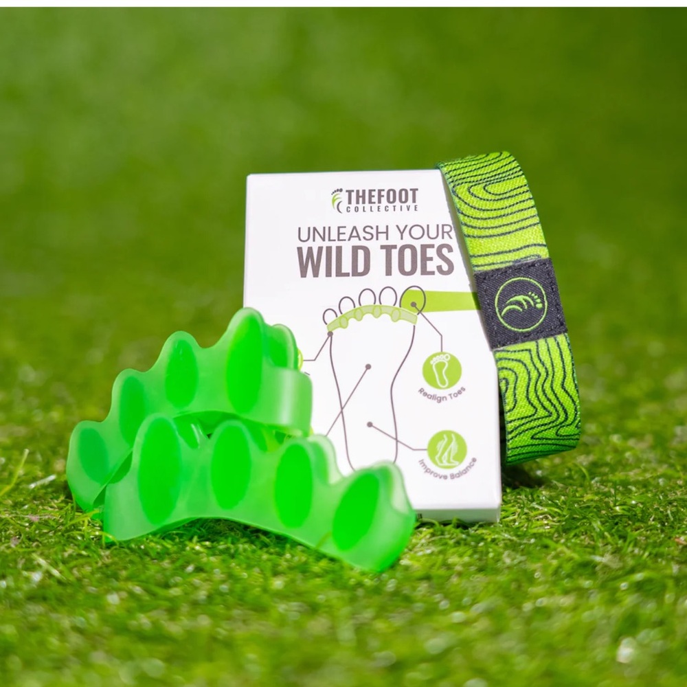 Vivo barefoot Natural Cork Massage Ball & Wild Toes Set New - Picture 9 of 11